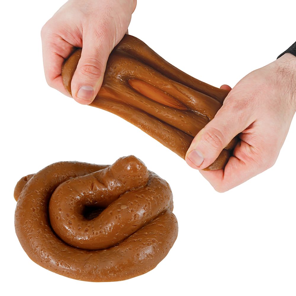 Klebrig Bæsjepølse Spøkefull Artikkel