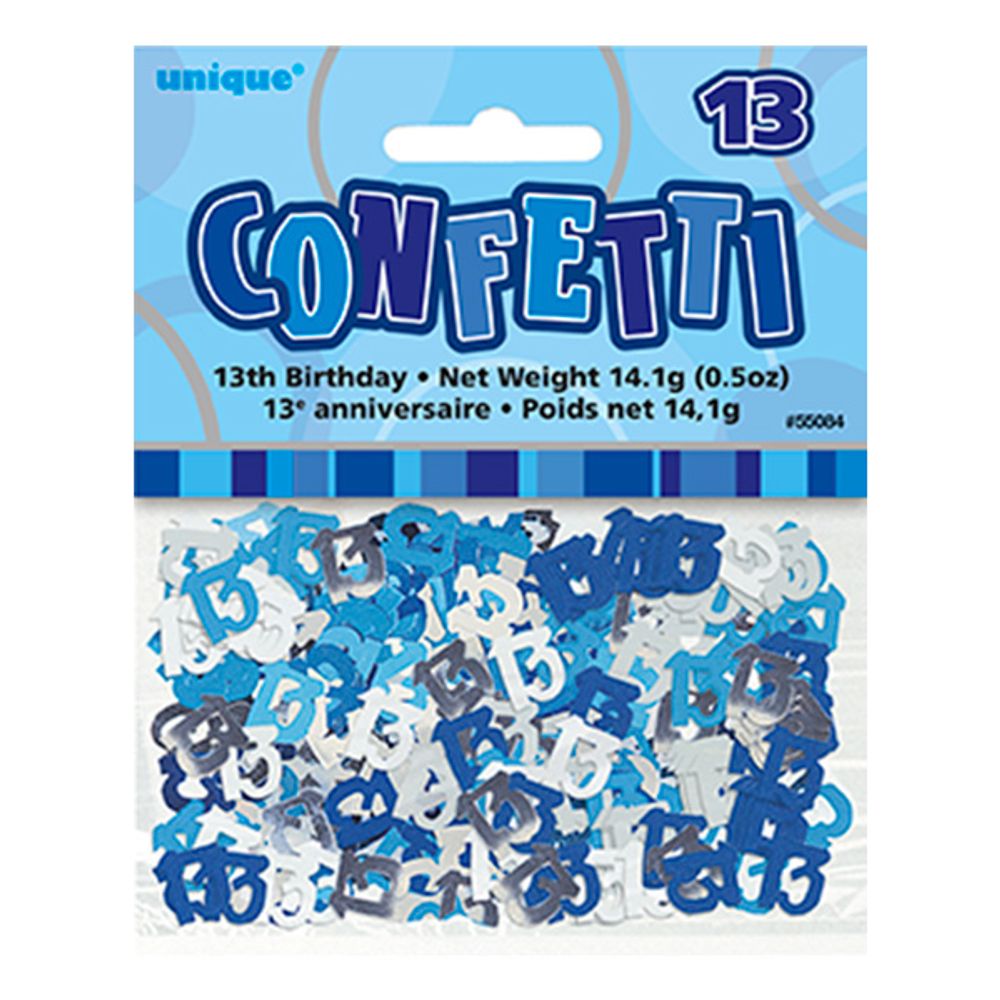 Konfetti Sininen 13