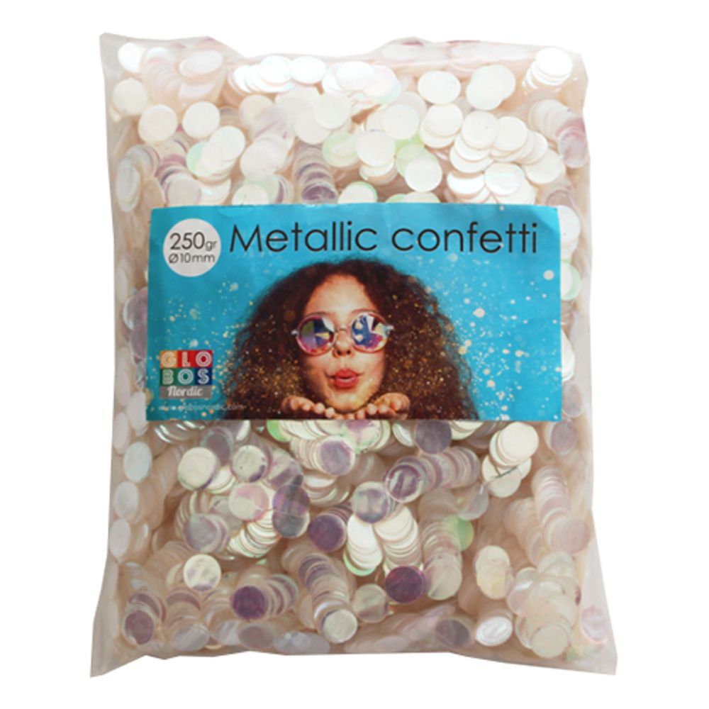 Konfetti Fargeskimrende Metallic Runde