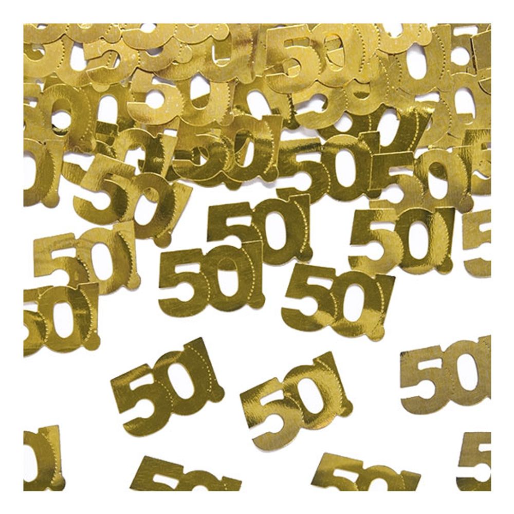 Konfetti Gull 50