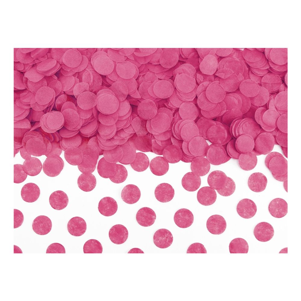Konfetti Rund Rosa