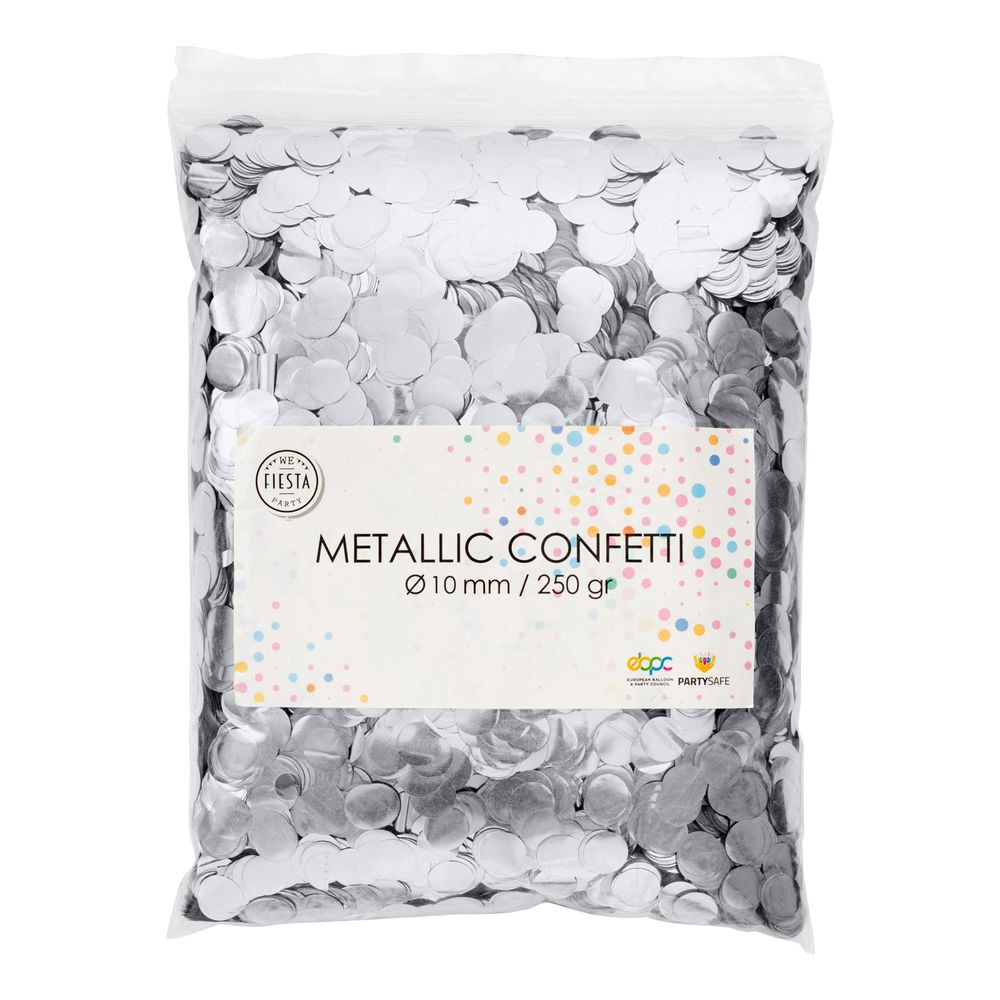 Konfetti Hopea Metallinen Pyöreät