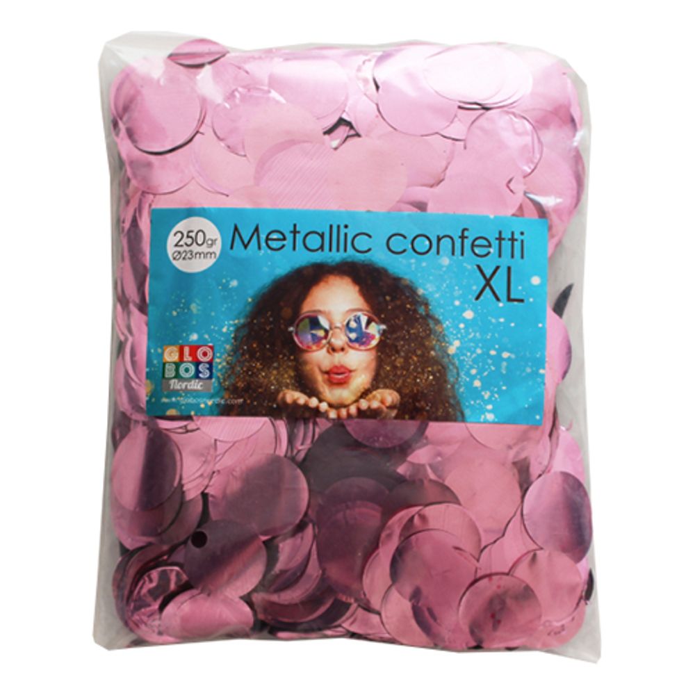 Konfetti Store Lyserosa Metallisk