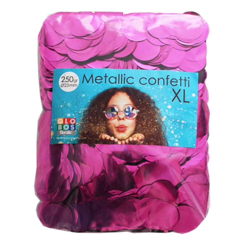 Konfetti Store Rosa Metallisk