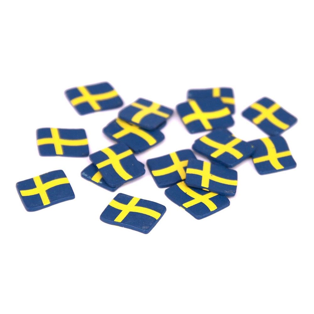 Konfetti Svenske Flagg av Tre