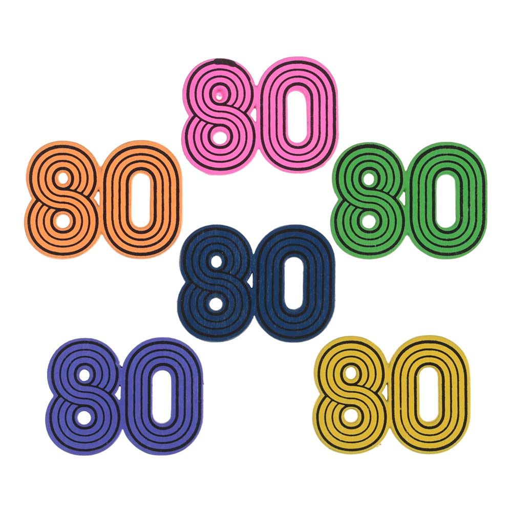 Konfetti XL Numero 80 Puuta