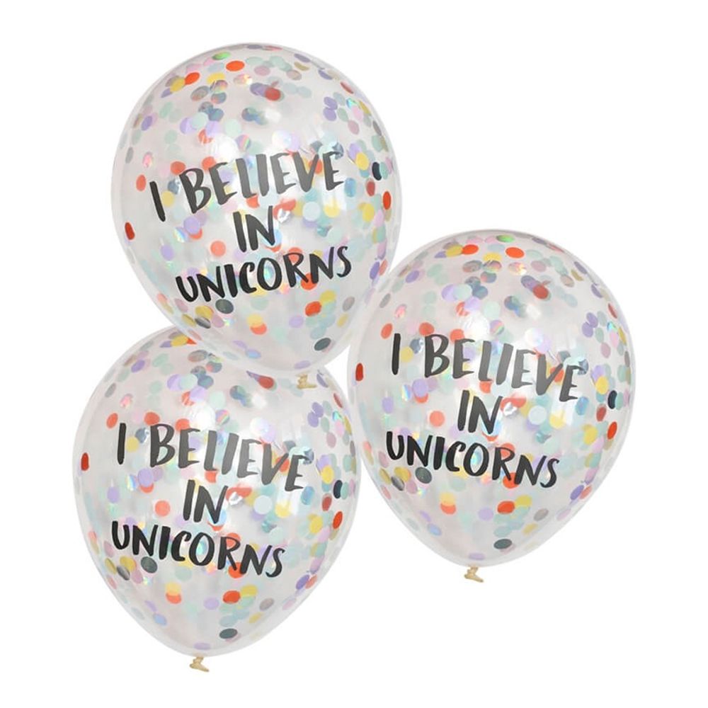 Konfettiballonger I Believe In Unicorns