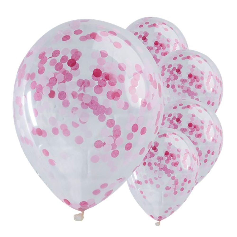 Konfetti-ilmapallot Pinkki Konfetti