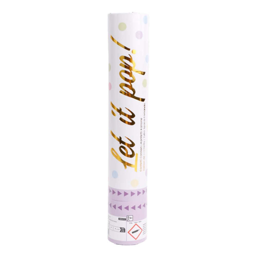 Konfettitykki Värisekoitus Pastelli