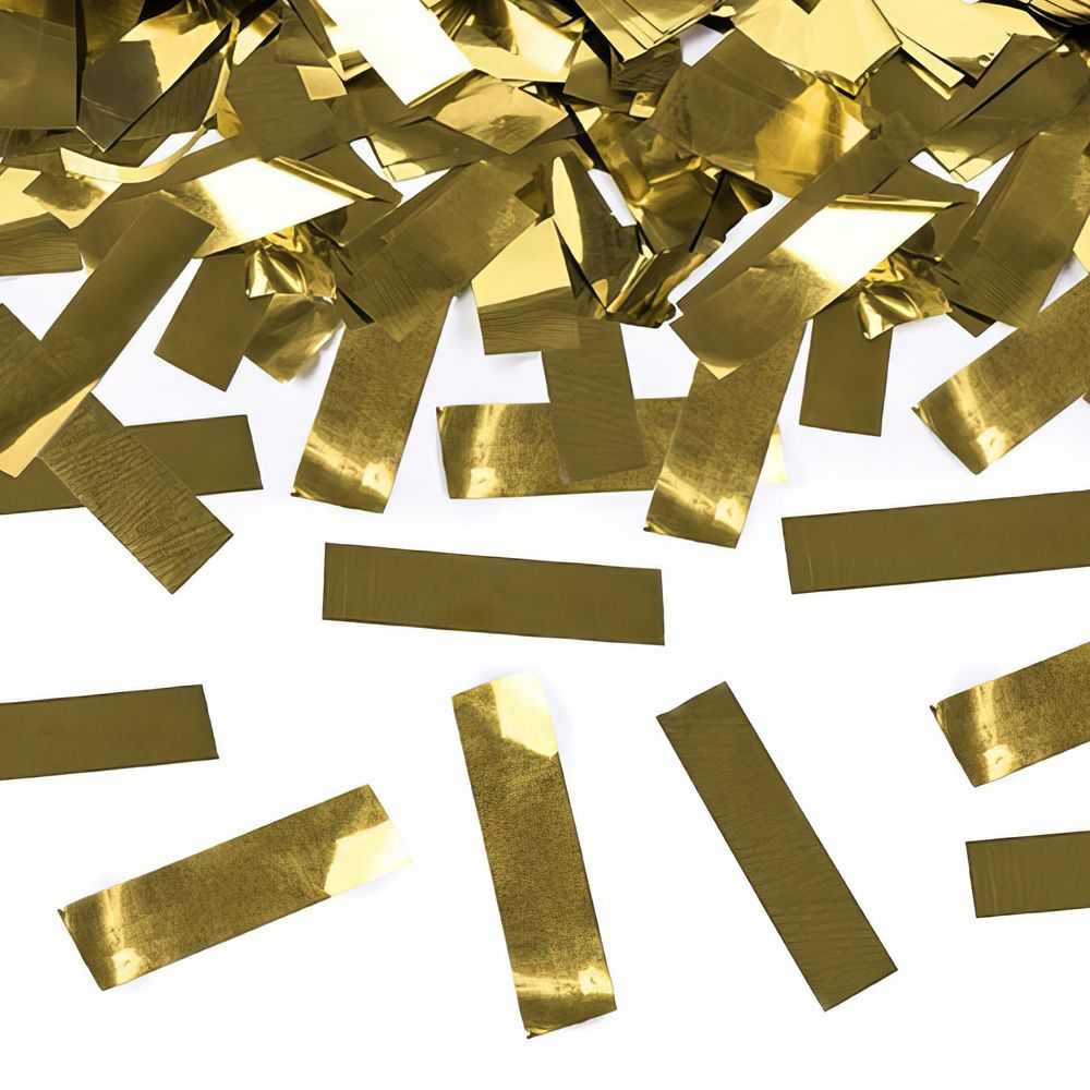 Konfettikanon Metallic Guld