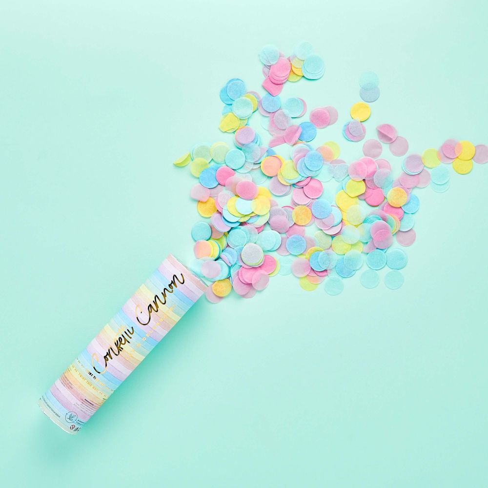 Konfettikanon Pastel