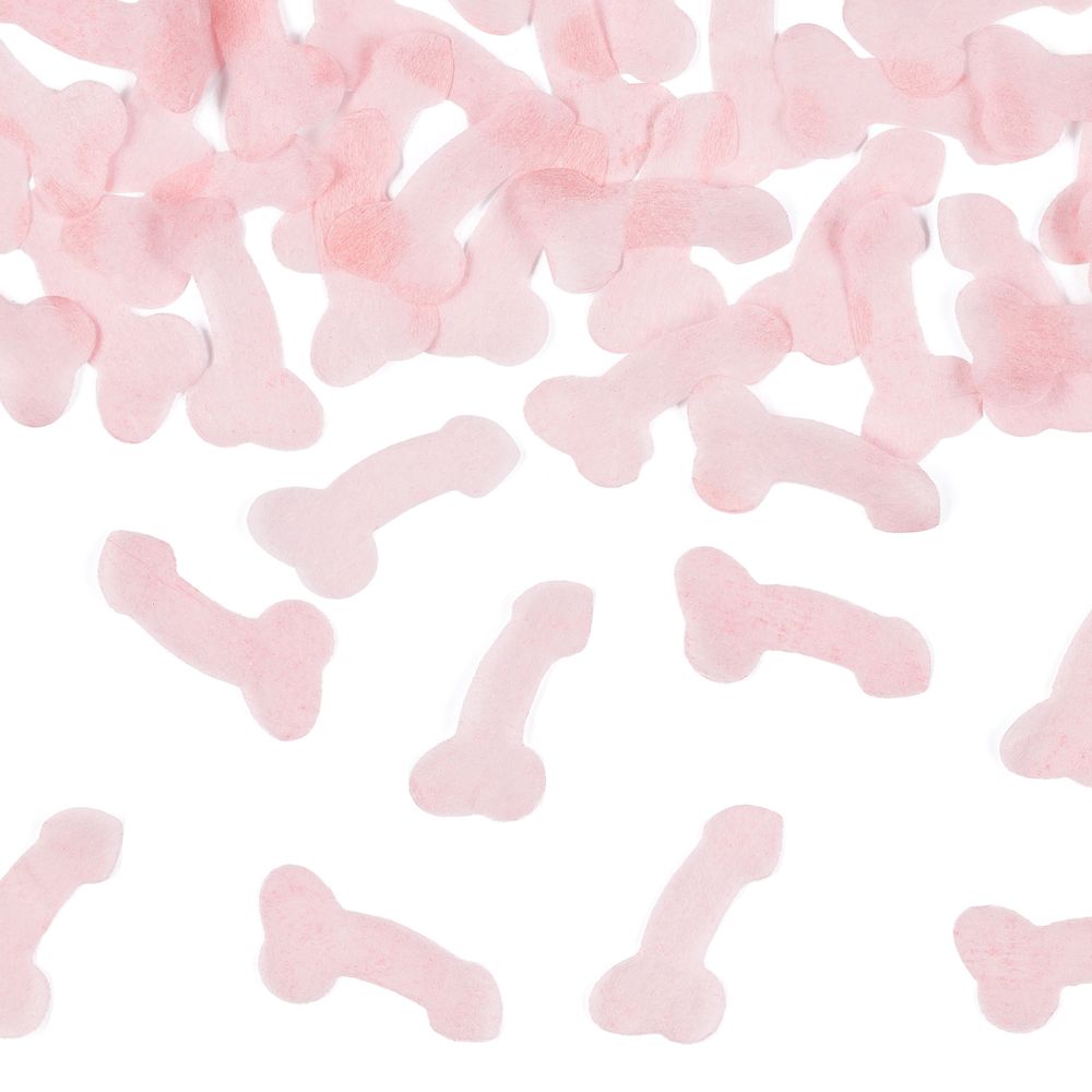 Konfettikanon Penis Lyserød