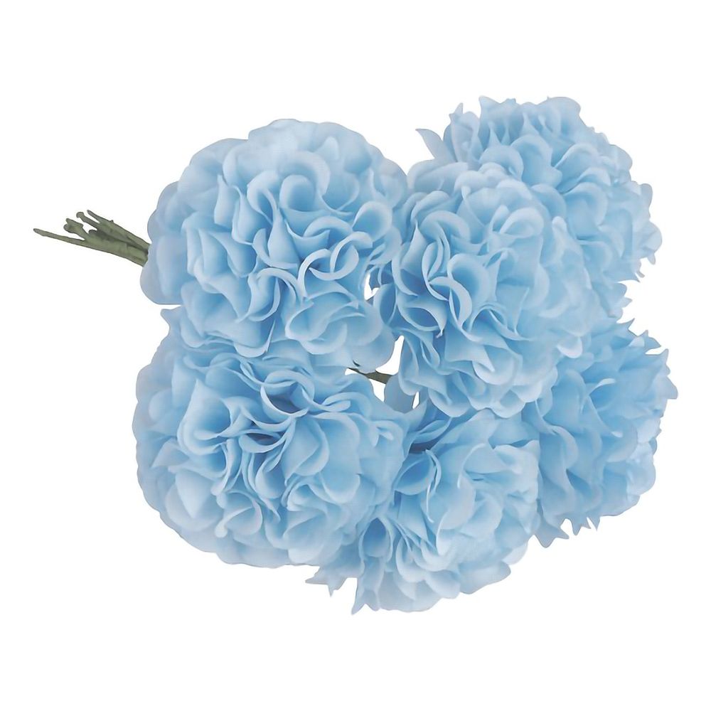 Kunstig Blomsterbuket Hortensia Lyseblå
