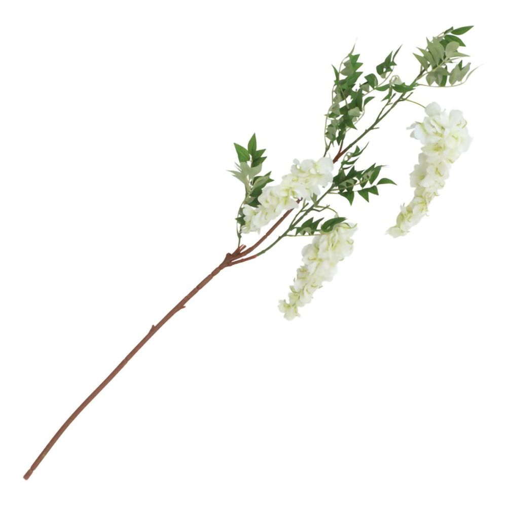 Kunstig Blomst Blåregn Hvid