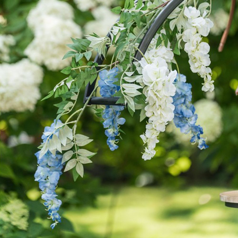 Kunstig Blomst Blåregn Hvid