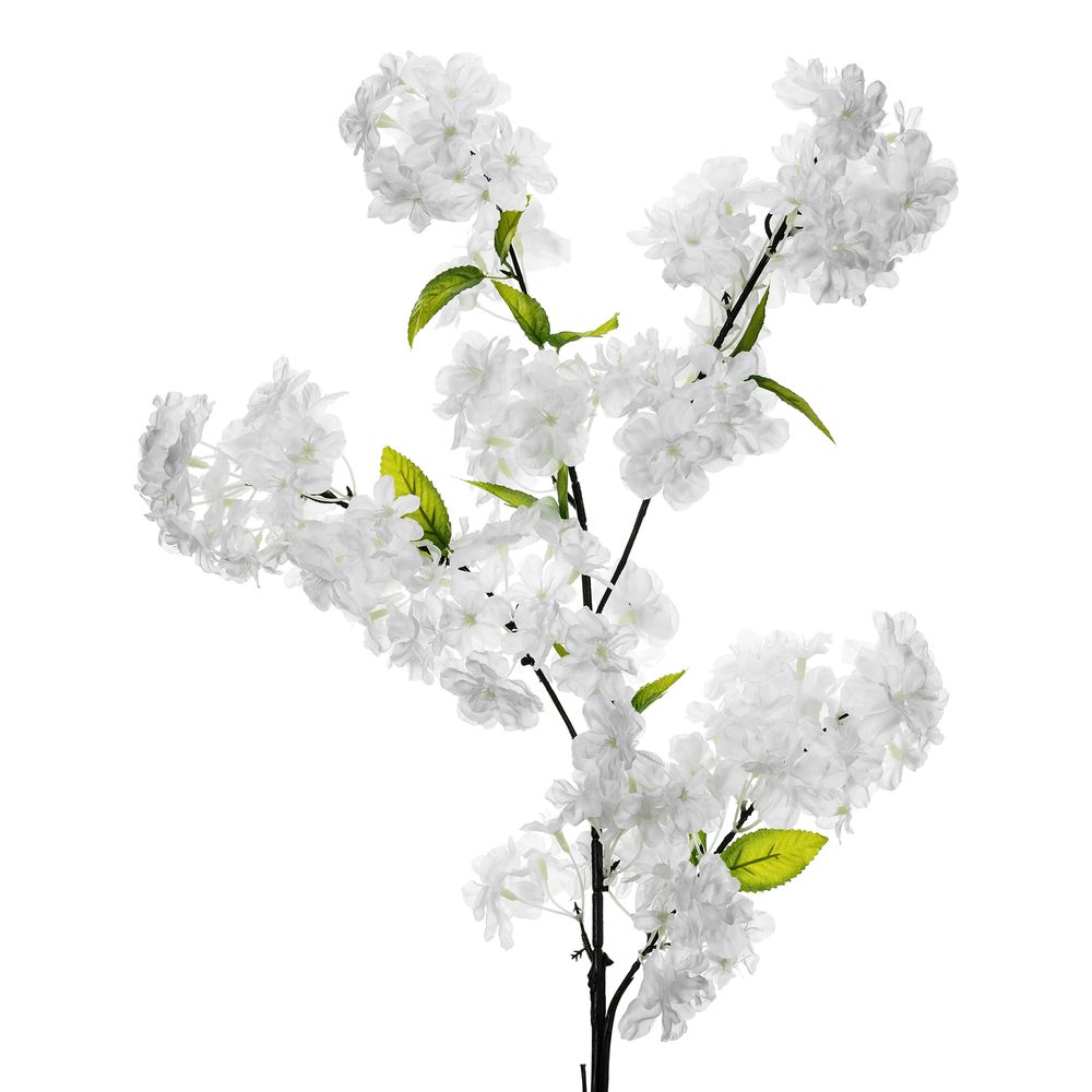 Kunstig Blomst Kirsebærblomst Hvid
