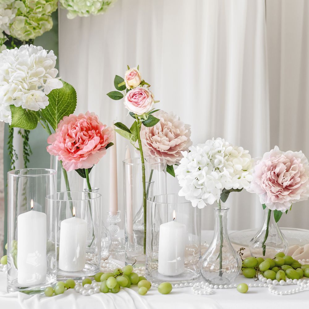 Kunstig Blomst Pæon Lyserød