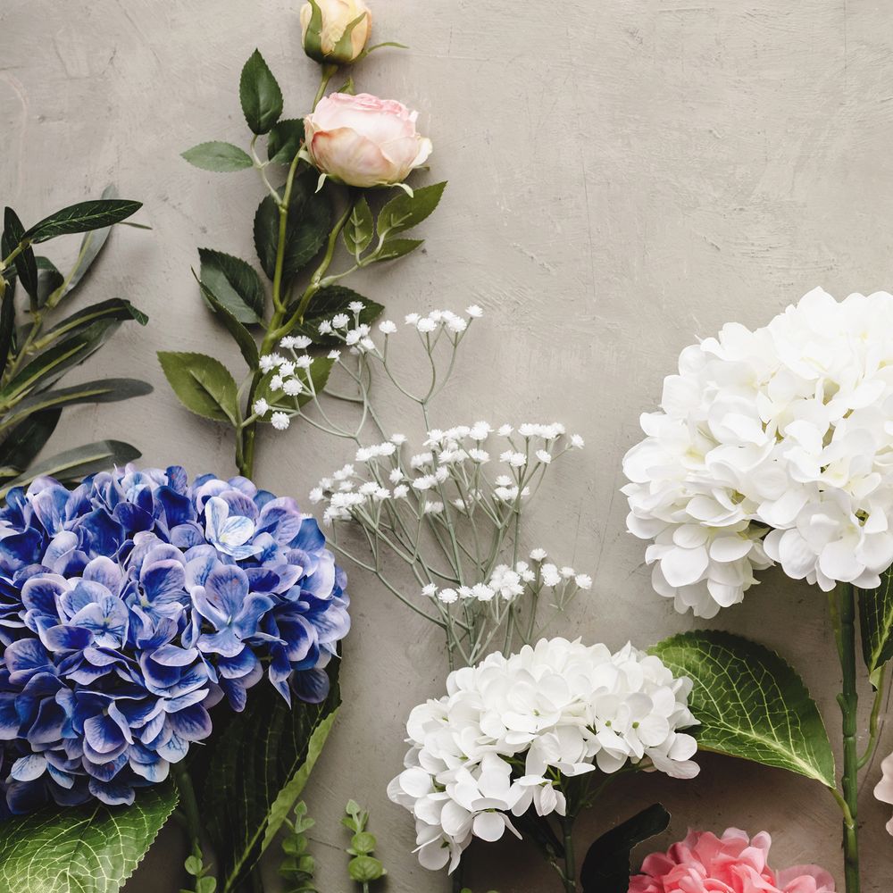 Kunstig Blomst Slørblomster Hvid