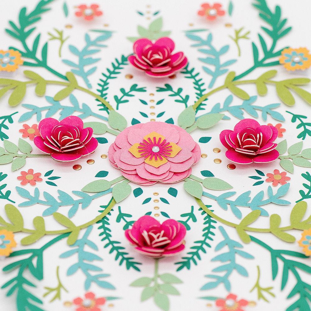Kort Blommor 3D
