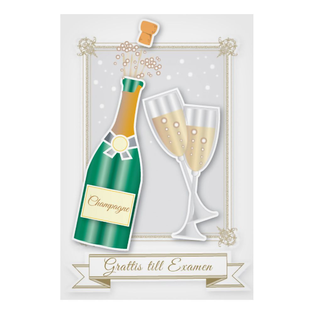 Kort Examen Champagneglas
