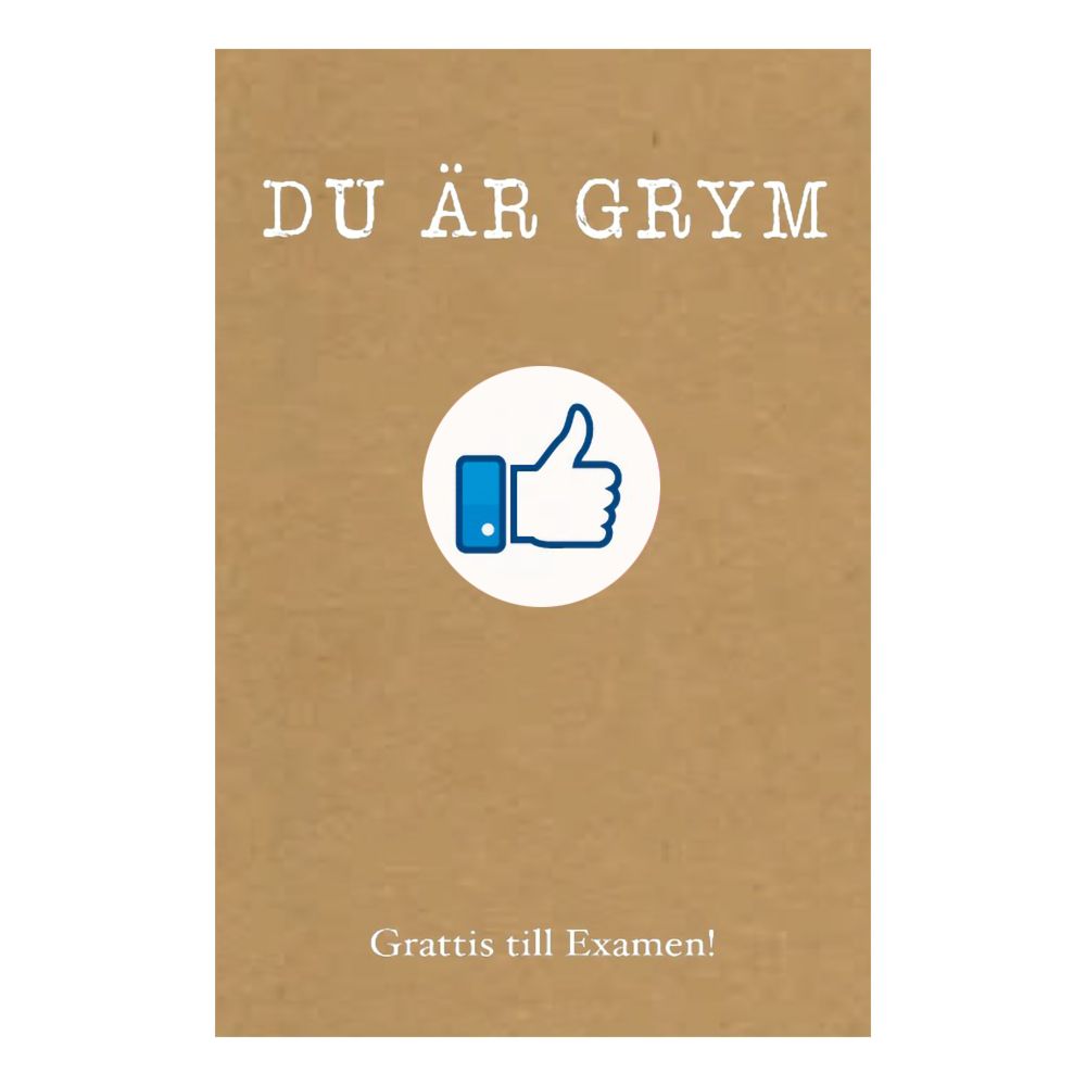 Kort Examen Du är Grym