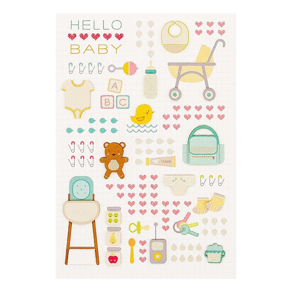 Kort Hello Baby 3D