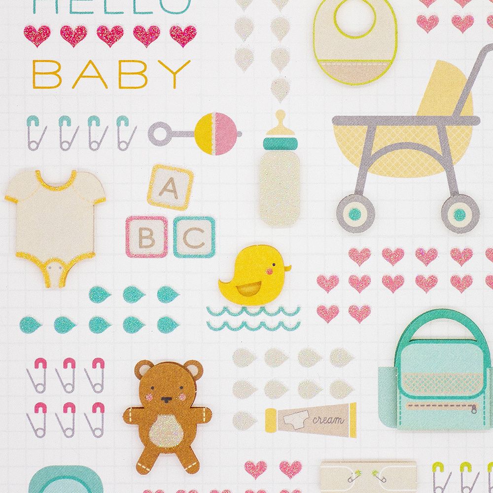 Kort Hello Baby 3D
