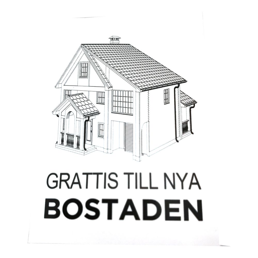 Kort Grattis Till Nya Bostaden