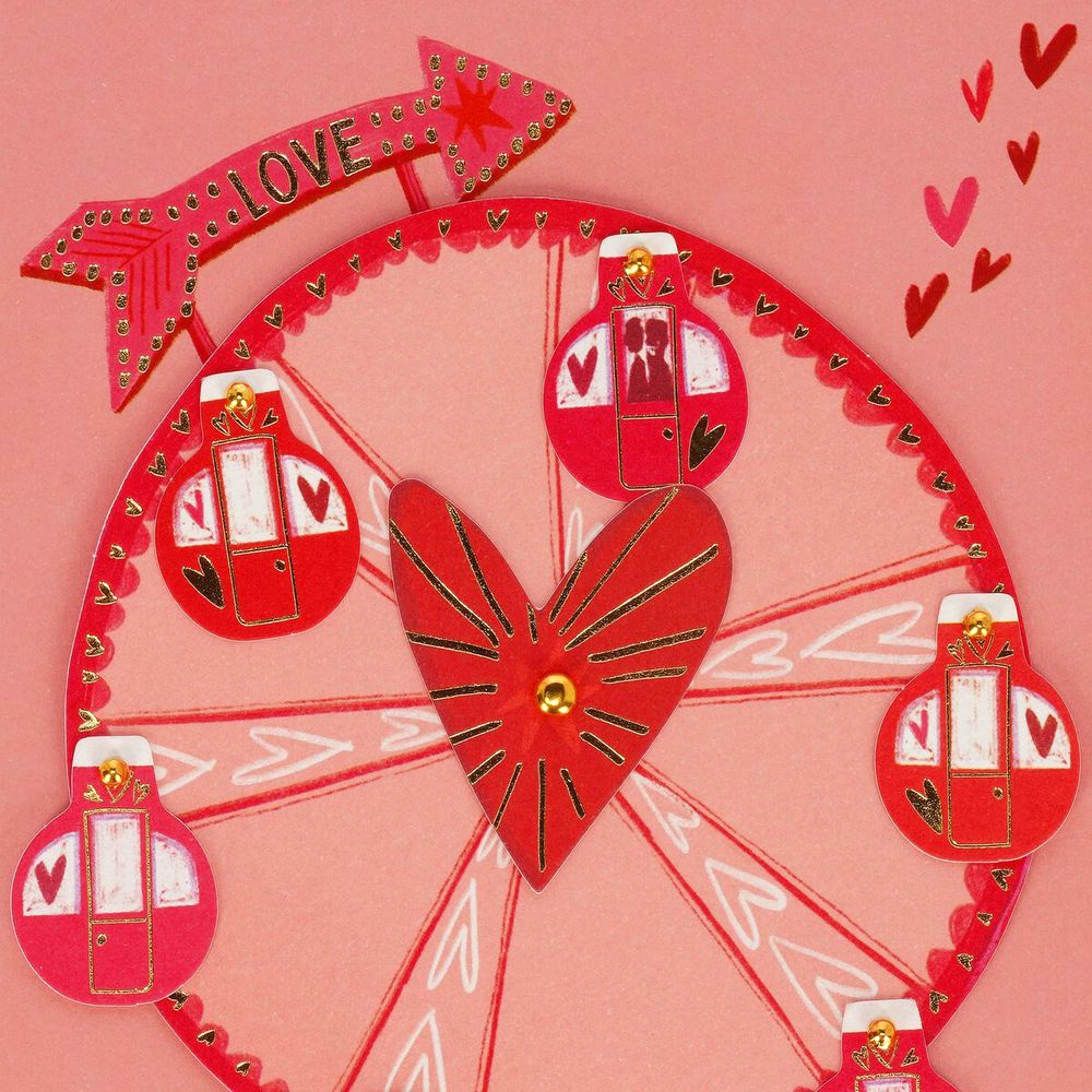 Kort med Kuvert Love Wheel
