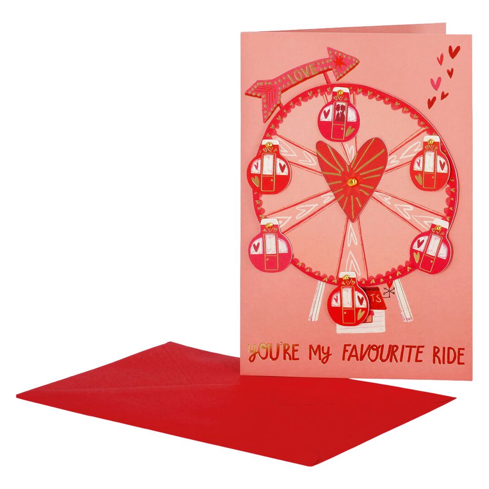 Kort med Kuvert Love Wheel