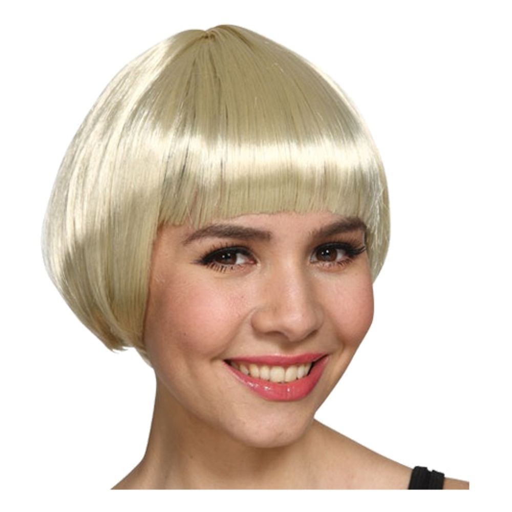 Kort Blond Parykk