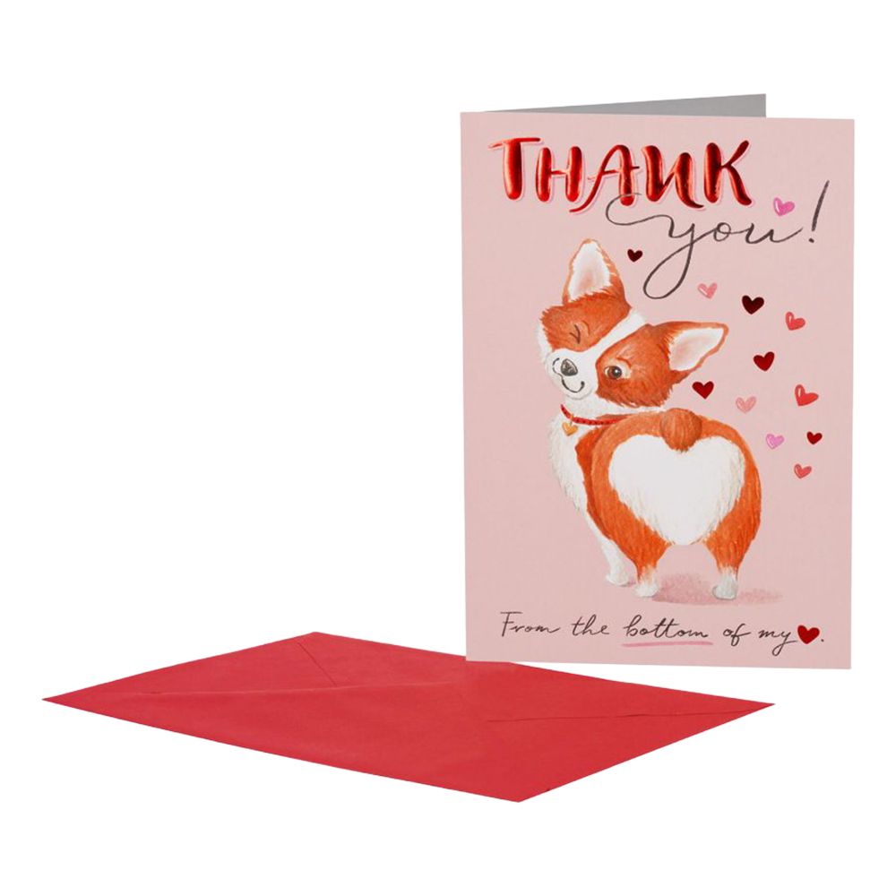 Kort Thank You Corgi