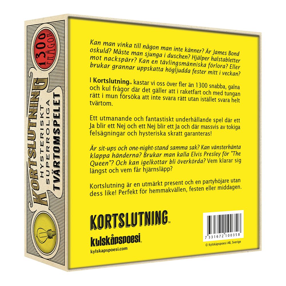 Kortslutning Tietopeli