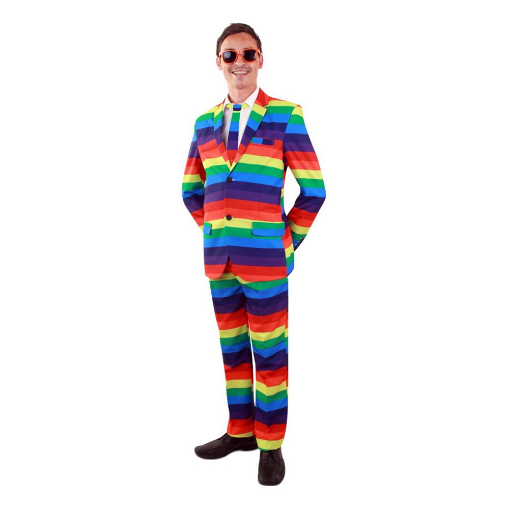 Kostym Rainbow Herr
