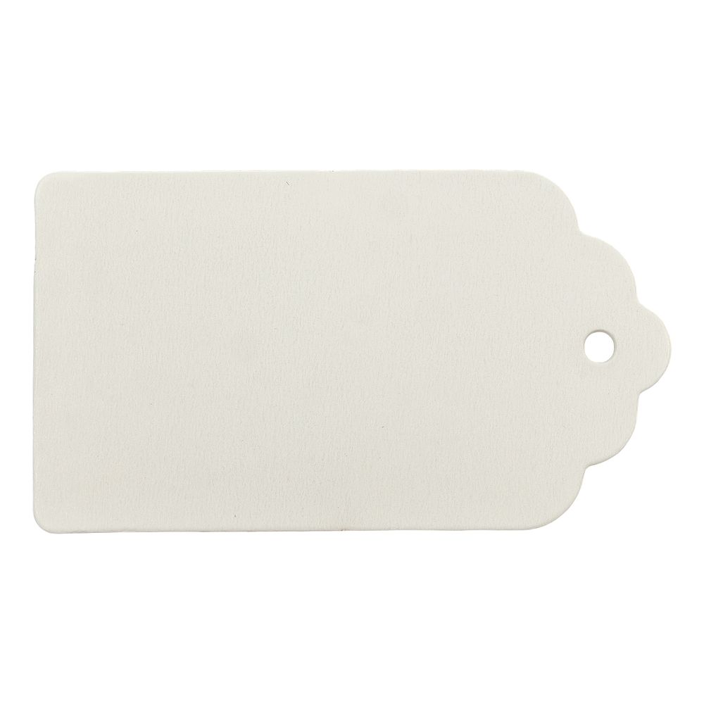Kraftpapper Etiketter Vit