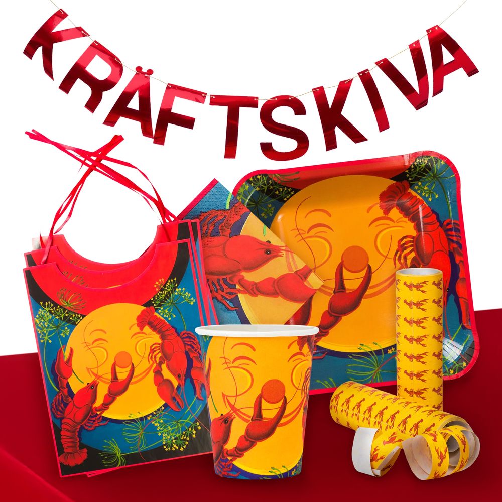 Kräftskiva Dukningspaket
