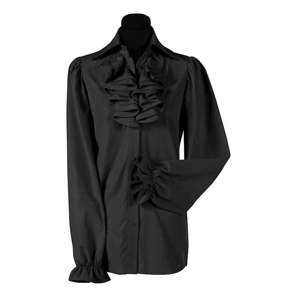 Kråsblus Svart Dam Deluxe