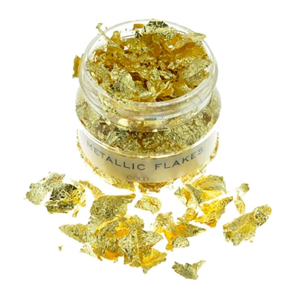 Kryolan Metalliset Glitter Hiutaleet Kulta