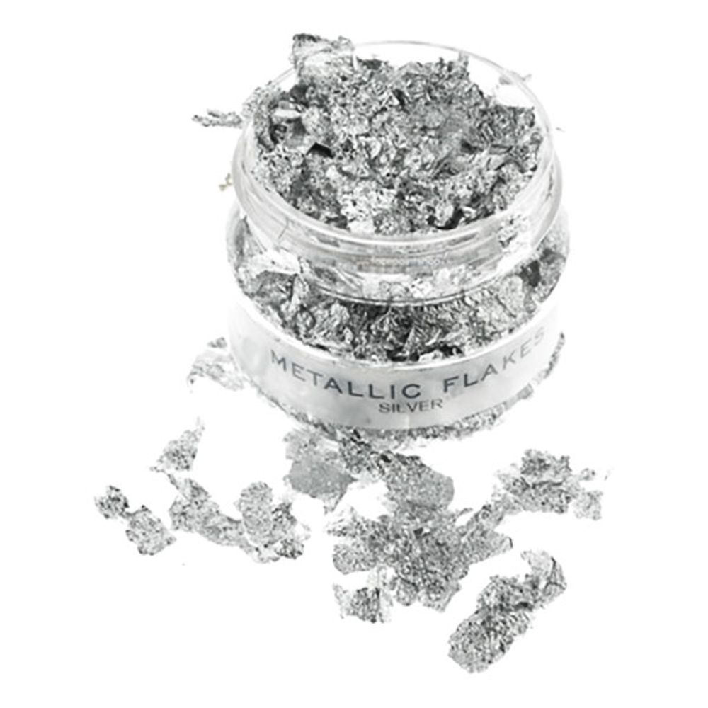Kryolan Metallic Glitter Flakes Sølv
