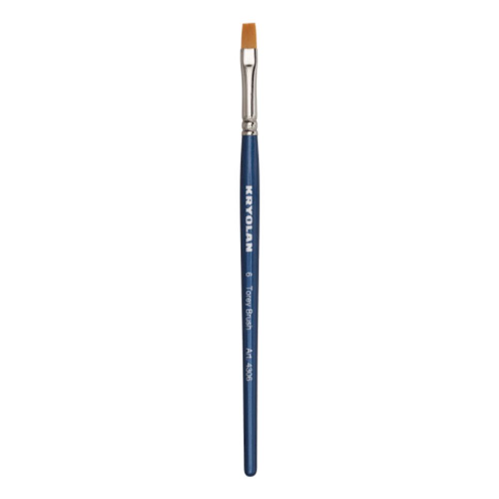 Kryolan Sminkepensel Flat