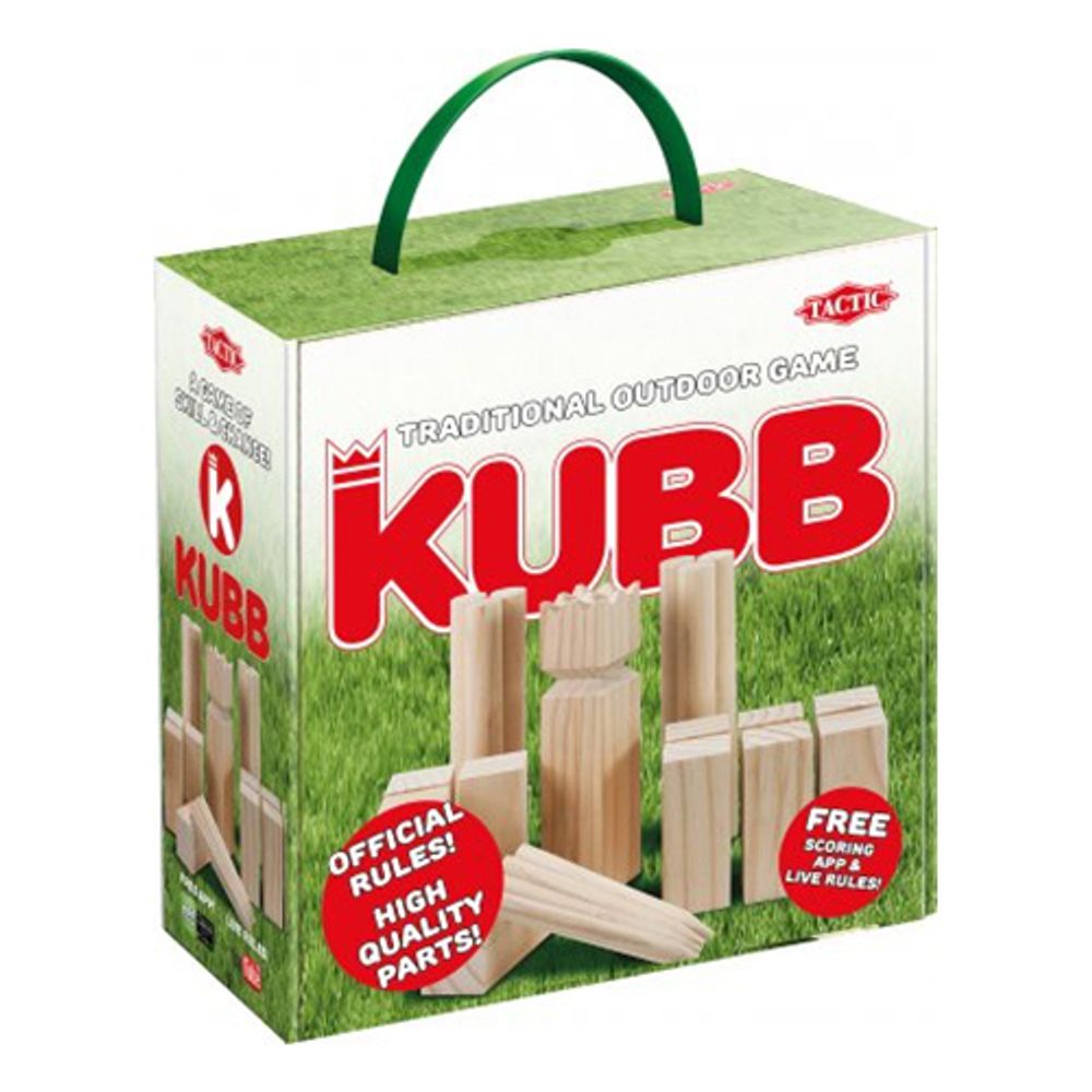 Tactic Kubb Mini i Kartong med Bärhandtag