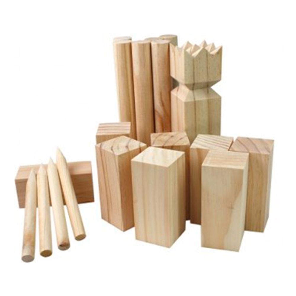 Tactic Kubb Mini i Kartong med Bärhandtag