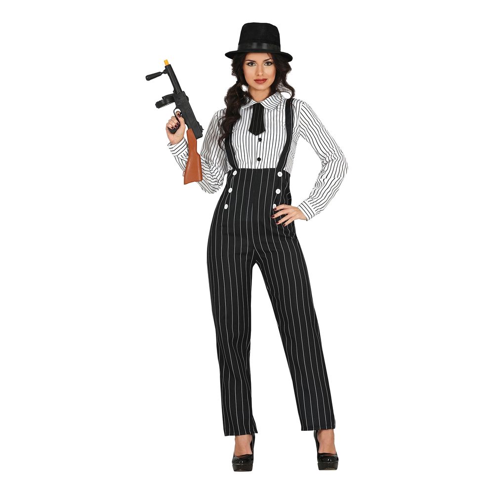 Kvinnelig Gangster Dame Kostyme