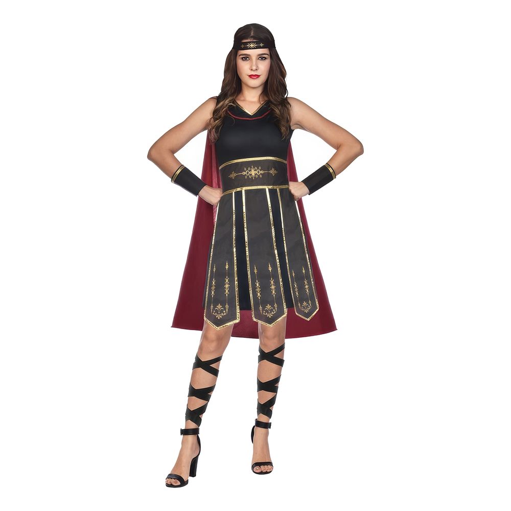 Kvinnlig Gladiator Maskeraddräkt
