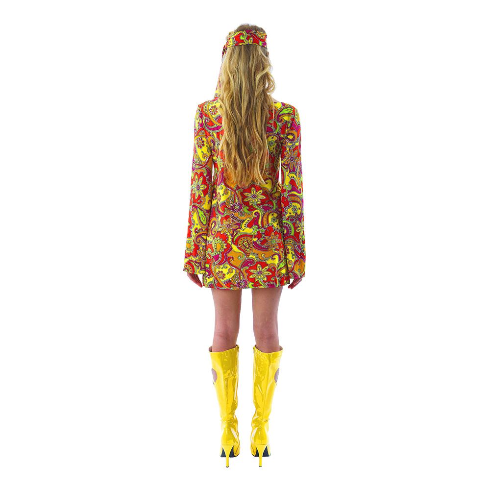 Kvinnelig Hippie Budget Kostyme