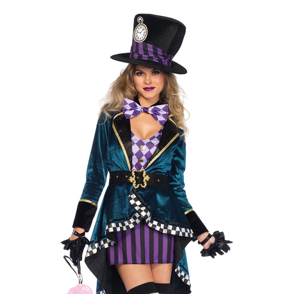 Kvindelig Mad Hatter Kostume Deluxe