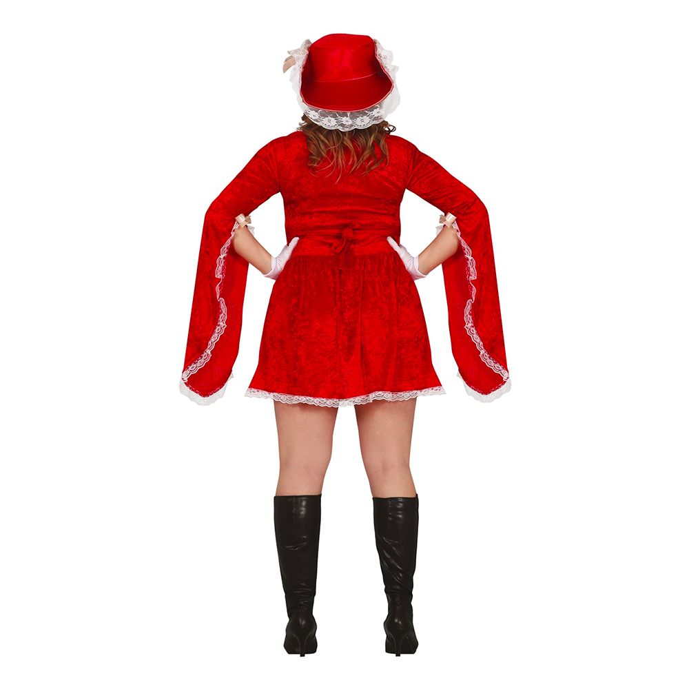 Naispuolinen Muskettisoturi Naamiaisasu Plus-size