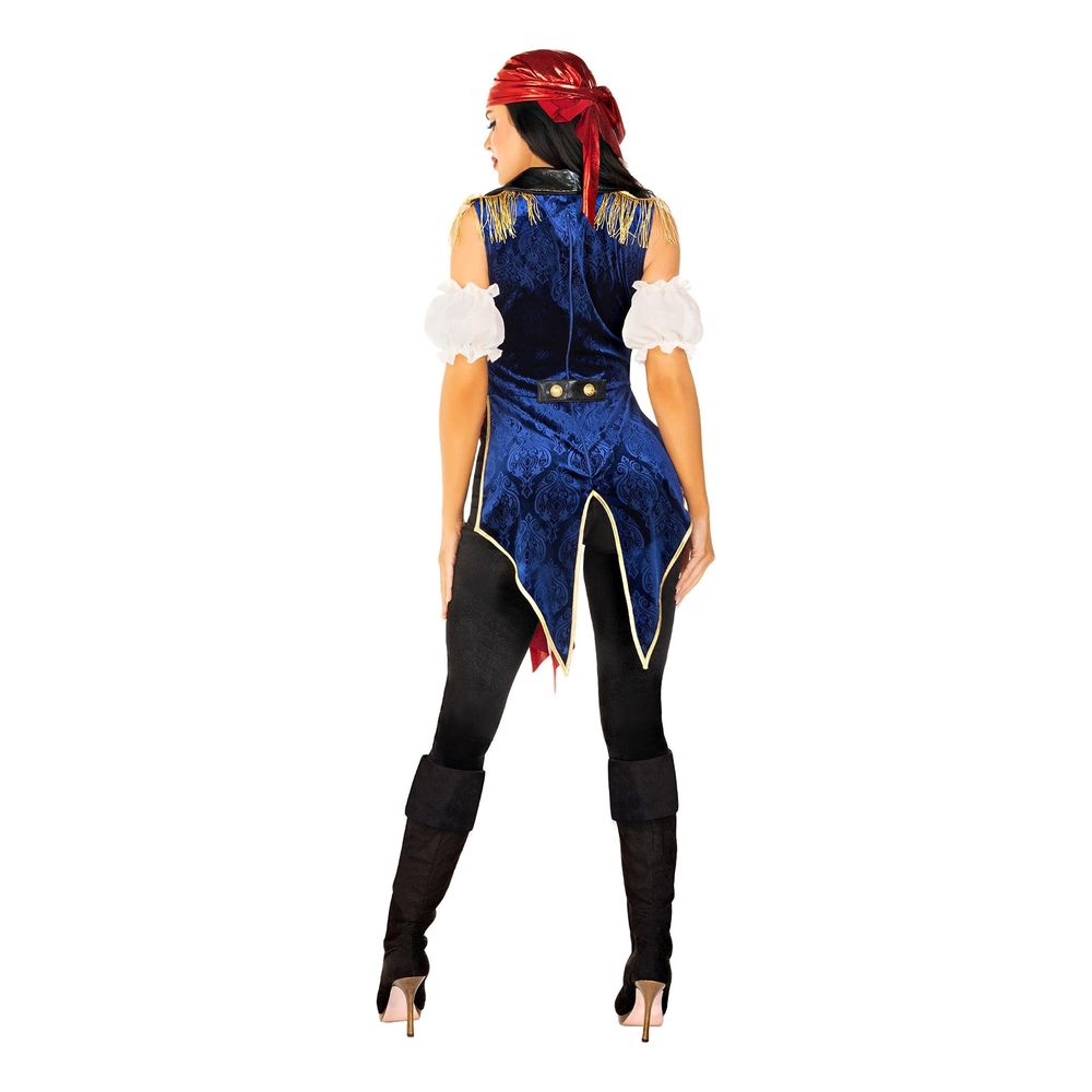 Kvindelig Pirat Deluxe Kostume
