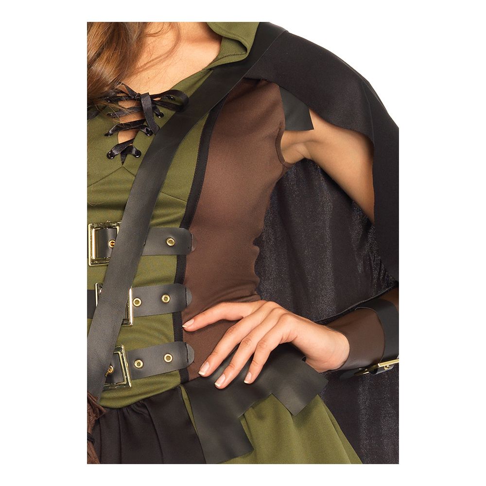 Kvinnlig Robin Hood Deluxe Maskeraddräkt