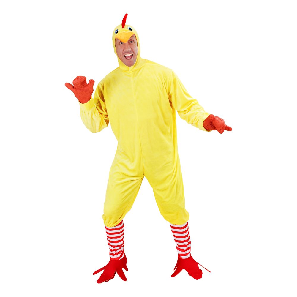 Kyckling Jumpsuit Maskeraddräkt